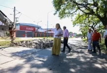 Inicia una obra clave de pavimentación para mejorar la transitabilidad de la avenida Kirchner