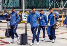 La Selección argentina regresa al país desde Nueva York