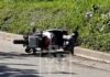 Joven murió al caer de moto y su sobrina de 13 años fue trasladada a un hospital
